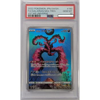 [PSA 10 - Gem Mint] - Graded Card - Galarian Moltres AR 190/172 - S12a VStar Universe - 2022 - Pokémon - Japanese