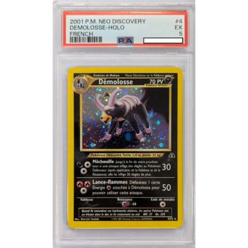 [PSA 5 - EX] - Graded Card - Houndoom 4/75 - Neo Discovery - 2001 - Pokémon - French