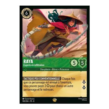 Item Raya, Infiltration Expert - 100/204 - ROJ - The Reign of Jafar - Brilliant - Premium - French
