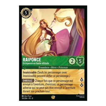 Item Rapunzel, High-Altitude Climber - 101/204 - ROJ - The Reign of Jafar - Brilliant - Premium - French