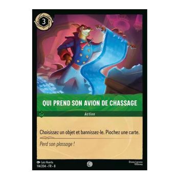 Item Who Takes His Fighter Jet - 114/204 - ROJ - The Reign of Jafar - Brilliant - Premium - French