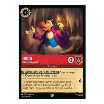 Item Dodo, the Absurd Storyteller - 126/204 - ROJ - The Reign of Jafar - Glossy - Premium - French