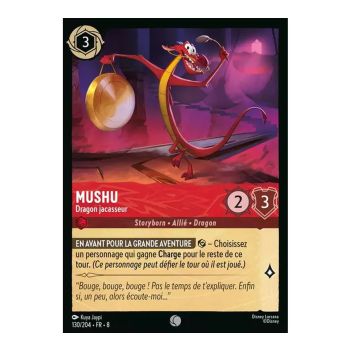 Item Mushu, the Chattering Dragon - 130/204 - ROJ - The Reign of Jafar - Common - French