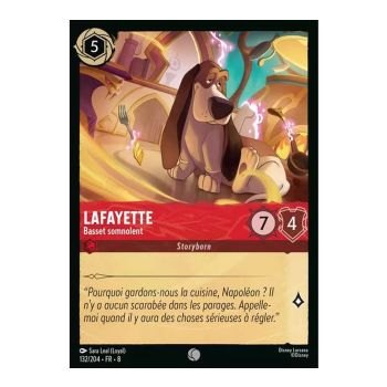Item Lafayette, the Sleepy Basset Hound - 132/204 - ROJ - The Reign of Jafar - Brilliant - Premium - French
