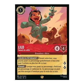 Item Lilo, Making a Ruckus - 137/204 - ROJ - The Reign of Jafar - Brilliant - Premium - French