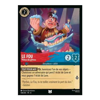 The Fool, Cake Thief - 138/204 - ROJ - The Reign of Jafar - Brilliant - Premium - French