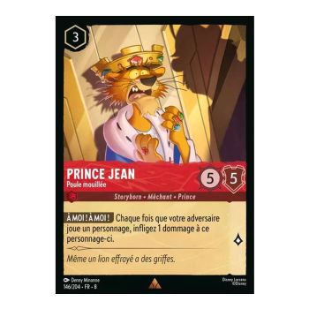 Item Prince John, the Coward - 146/204 - ROJ - The Reign of Jafar - Brilliant - Premium - French
