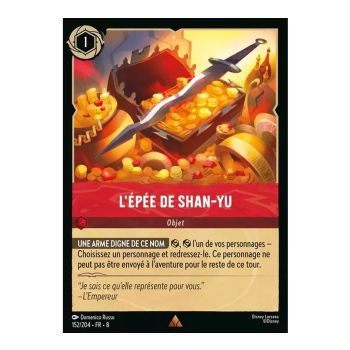Item Shan-Yu's Sword - 152/204 - ROJ - The Reign of Jafar - Rare - French