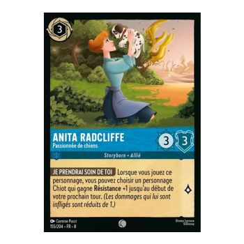 Item Anita Radcliffe, Dog Lover - 155/204 - ROJ - Reign of Jafar - Brilliant - Premium - French