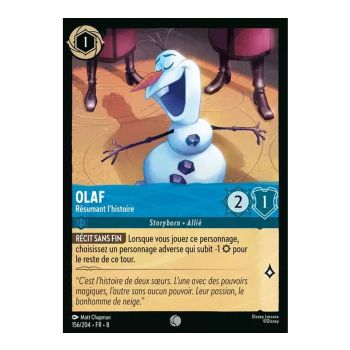 Item Olaf, Story Summary - 156/204 - ROJ - The Reign of Jafar - Glossary - Premium - French