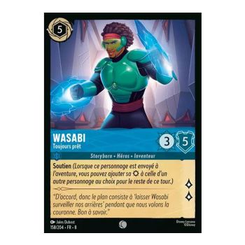 Wasabi, Always Ready - 158/204 - ROJ - The Reign of Jafar - Brilliant - Premium - French