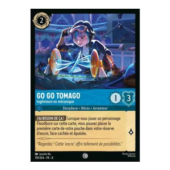 Item Go Go Tomago, Mechanical Engineer - 159/204 - ROJ - The Reign of Jafar - Brilliant - Premium - French
