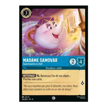 Item Mrs. Potts, Head Governess - 161/204 - ROJ - The Reign of Jafar - Glossary - Premium - French