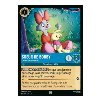 Item Bobby's Sister, Responsible Rabbit - 163/204 - ROJ - The Reign of Jafar - Brilliant - Premium - French