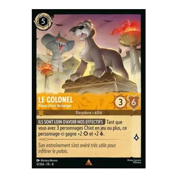 Item The Colonel, Old Shepherd Dog - 17/204 - ROJ - The Reign of Jafar - Brilliant - Premium - French