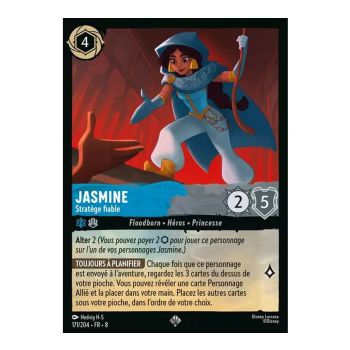 Item Jasmine, Reliable Strategist - 171/204 - ROJ - Reign of Jafar - Super Rare - French
