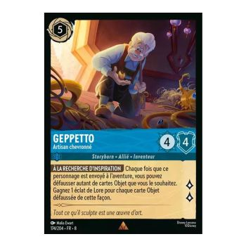 Item Geppetto, Master Craftsman - 174/204 - ROJ - The Reign of Jafar - Brilliant - Premium - French