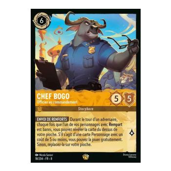 photo Chief Bogo, Commanding Officer - 18/204 - ROJ - The Reign of Jafar - Legendary - French