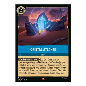 Item Atlantean Crystal - 180/204 - ROJ - The Reign of Jafar - Rare - French