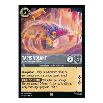 Item Flying Carpet, Carpet Apparition - 183/204 - ROJ - The Reign of Jafar - Glossy - Premium - French