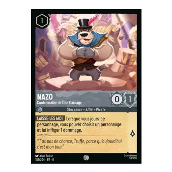 Item Nazo, Don Carnage's Foreman - 185/204 - ROJ - The Reign of Jafar - Common - French