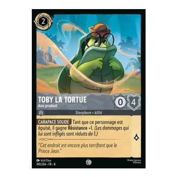 Item Toby the Turtle, Prudent Friend - 190/204 - ROJ - The Reign of Jafar - Glossy - Premium - French