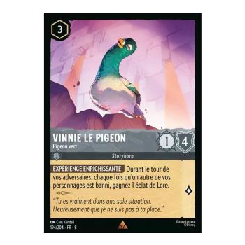 Item Vinnie the Pigeon, Green Pigeon - 194/204 - ROJ - The Reign of Jafar - Rare - French