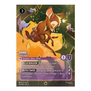Item Bambi, The Little Prince - 209/204 - ROJ - The Reign of Jafar - Enchanted - French