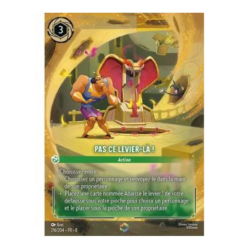 Item Not that lever! - 216/204 - ROJ - The Reign of Jafar - Enchanted - French