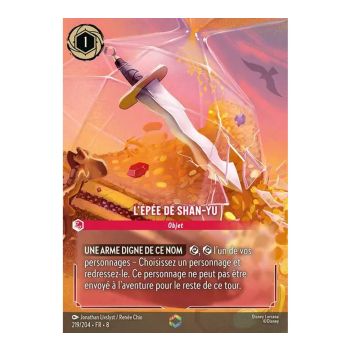 Item The Sword of Shan-Yu - 219/204 - ROJ - The Reign of Jafar - Enchanted - French