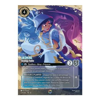 Item Jasmine, Reliable Strategist - 221/204 - ROJ - The Reign of Jafar - Enchanted - French