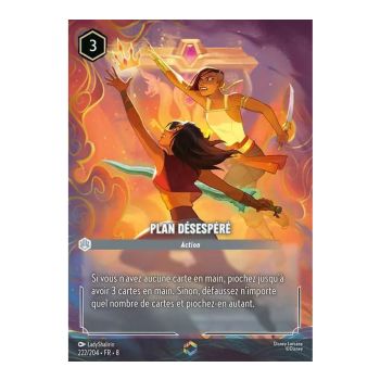 Item Desperate Plan - 222/204 - ROJ - The Reign of Jafar - Enchanted - French