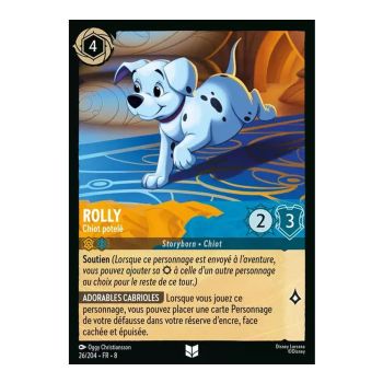 Item Rolly, Chubby Puppy - 26/204 - ROJ - The Reign of Jafar - Brilliant - Premium - French