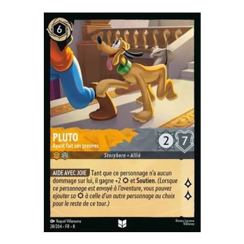Item Pluto, Having Proven Himself - 28/204 - ROJ - The Reign of Jafar - Uncommon - French
