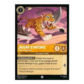 Item Antonio's Jaguar, Faithful Companion - 31/204 - ROJ - The Reign of Jafar - Common - French
