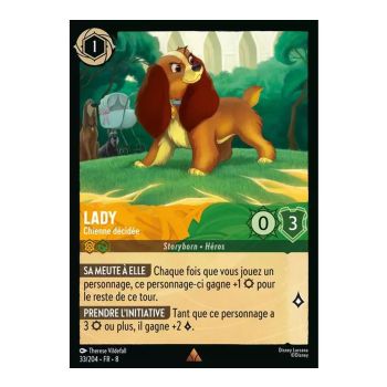 Item Lady, the Determined female dog - 33/204 - ROJ - The Reign of Jafar - Brilliant - Premium - French