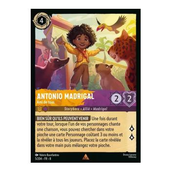 Item Antonio Madrigal, Friend of All - 5/204 - ROJ - The Reign of Jafar - Brilliant - Premium - French