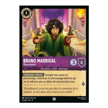 Item Bruno Madrigal, Obsessional - 51/204 - ROJ - The Reign of Jafar - Brilliant - Premium - French