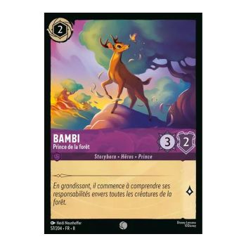 Bambi, Prince of the Forest - 57/204 - ROJ - The Reign of Jafar - Common - French