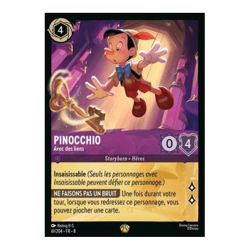 Pinocchio, With Bonds - 61/204 - ROJ - The Reign of Jafar - Legendary - French