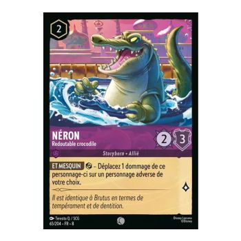 Item Nero, the Fearsome Crocodile - 65/204 - ROJ - The Reign of Jafar - Common - French