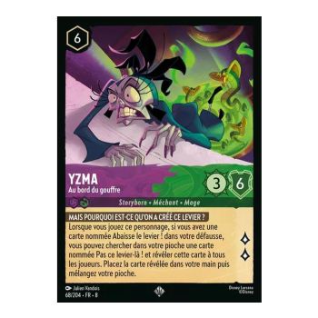 photo Yzma, On the Edge of the Abyss - 68/204 - ROJ - Reign of Jafar - Super Rare - French