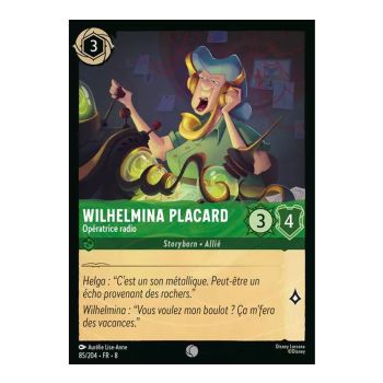 Item Wilhelmina Placard, The radio operator - 85/204 - ROJ - The Reign of Jafar - Commune - French