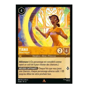 Item Tiana, Natural Talent - 9/204 - ROJ - Reign of Jafar - Rare - French
