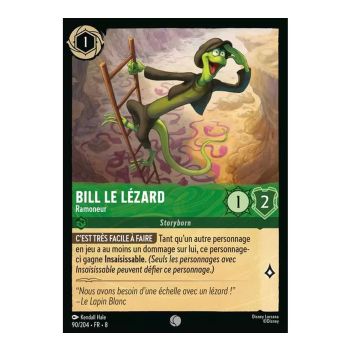 Item Bill the Lizard, Chimney Sweep - 90/204 - ROJ - The Reign of Jafar - Common - French