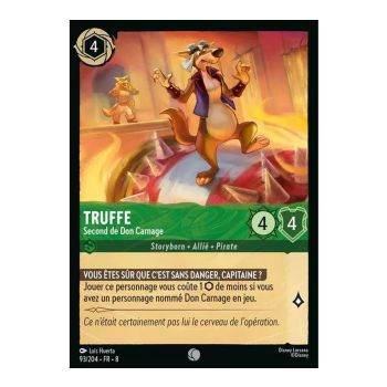 Item Truffe, Don Carnage's Second - 93/204 - ROJ - The Reign of Jafar - Brilliant - Premium - French
