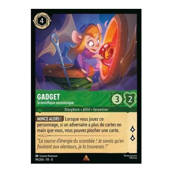 Item Gadget, Eccentric Scientist - 99/204 - ROJ - The Reign of Jafar - Rare - French