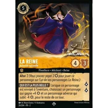 Item The Queen, Natural Authority - 26/204 - ROTF - Rise of the Floodborn - Super Rare - French