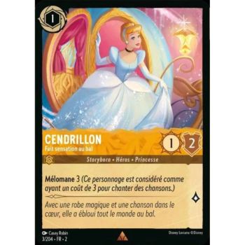 Item Cinderella, Makes a Sensation at the Ball - 3/204 - ROTF - Rise of the Floodborn - Brilliant - Premium - French