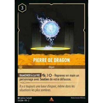 Item Dragon Stone - 33/204 - ROTF - Rise of the Floodborn - Rare - French